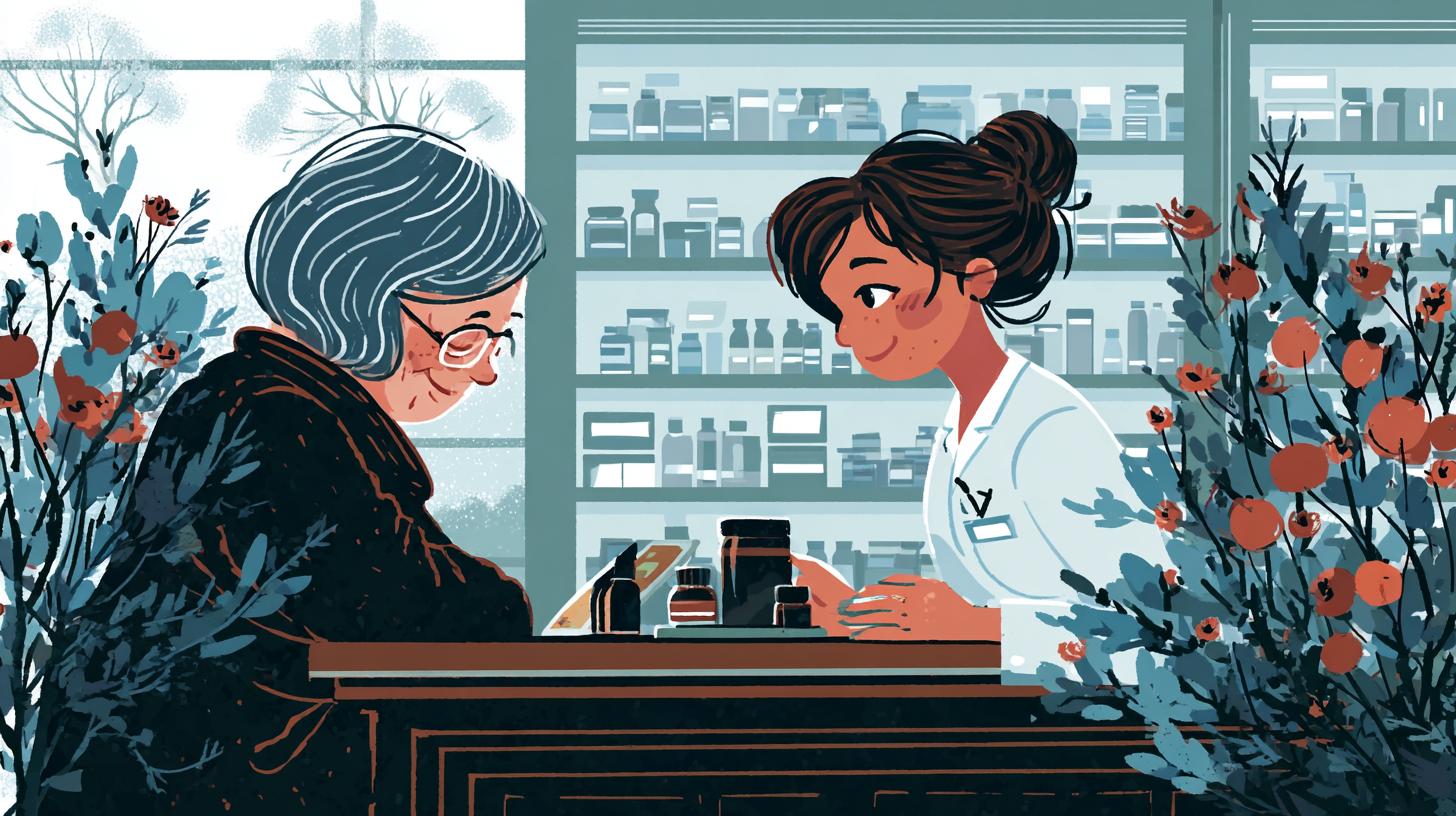 бабушка в аптеке, консультация пожилых, как разговаривать с пожилыми, не могу общаться с пожилыми